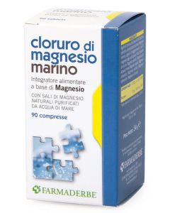 Farmaderbe Cloruro Di Magnesio Integratore Alimentare 90 Compresse