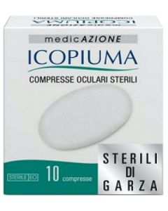 Icopiuma Compresse Oculari Adesive Sterili 10 Pezzi