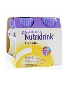 Nutricia Nutridrink Compact Integratore Alimentare Gusto Banana 4X125Ml