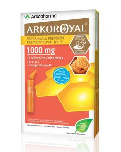 Arkoroyal Pappa Reale 1000 mg + Vitamine Integratore 10 Fiale