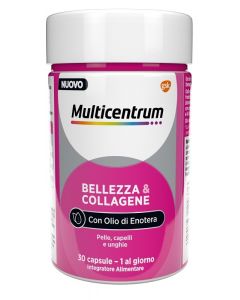 Multicentrum Bellezza e Collagene Integratore Pelle 30 Capsule
