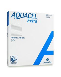 Aquacel Extra Medicazione 15x15 cm 5 Pezzi