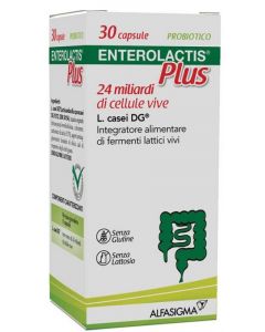 Enterolactis Plus Integratore di Fermenti Lattici 30 Capsule