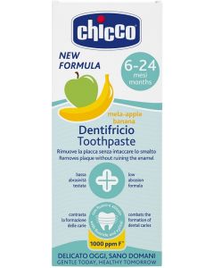 Chicco Dentifricio Melabanana 50ml*6m+