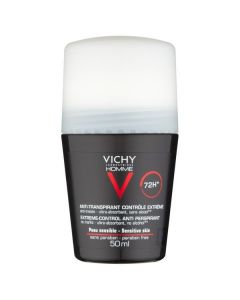 Vichy Homme Deodorante Anti-traspirante Roll-On 72h 50 ml