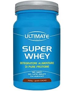 Ultimate Super Whey Pure Proteine Isolate Gusto Cacao 700 grammi