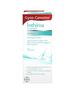 Gyno-Canesten Inthima Detergente Intimo Lenitivo per Igiene Intima comfort 12 ore 200ml
