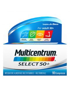 Multicentrum Select 50+ Integratore Multivitaminico Multiminerale 90 Compresse
