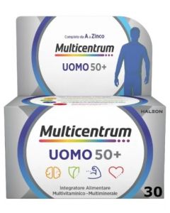 Multicentrum Uomo 50+ Integratore Multivitaminico Multiminerale 30 Compresse