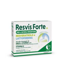 Resvis Forte XR Resveratrolo Integratore Antiossidante e Difese Immunitarie 12 Bustine