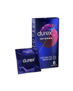 Durex Intense Preservativi Con Rilievi e Nervature Stimolanti 6 Pezzi