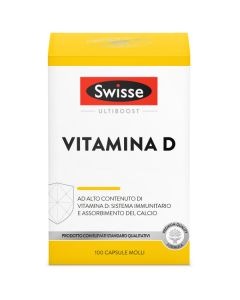 Swisse Vitamina D3 Integratore Ossa e Denti 100 Capsule