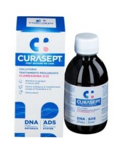 Curasept ADS Trattamento Prolungato Collutorio 0,12% Clorexidina T+ DNA 200 ml