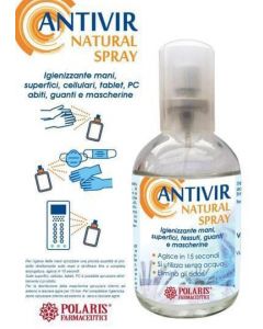 ANTIVIR Spray Igienizzante Mascherine e superfici 100ml