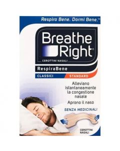 Breath Right Cerottini RespiraBene Nasali Classici Standard 30 Pezzi