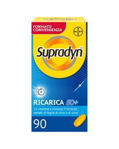 Supradyn Ricarica 50+ Integratore Vitamine Minerali e Antiossidanti 90 Compresse