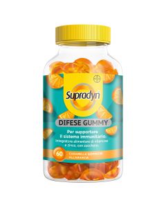 Supradyn Difese Gummy Integratore Difese Immunitarie Vitamina C Vitamina D Zinco 60 Caramelle