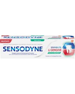 Sensodyne Sensibilità e Gengive Active Protect Dentifricio Denti Sensibili E Gengive Sane Menta 75ml