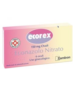 Ecorex 150 mg Econazolo nitrato 6 Ovuli Vaginali