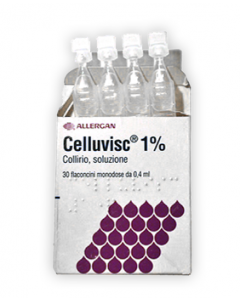 Celluvisc Collirio 10 mg/ml Carmellosa sodica 30 Flaconcini 0,4 ml