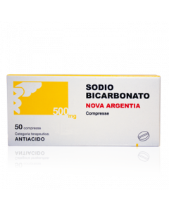 SODIO BICARBONATO*50CPR 500MG