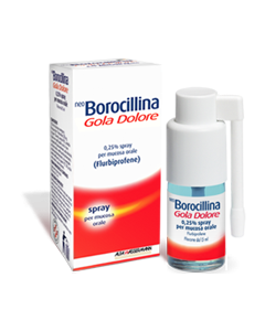 Neoborocillina Gola Dolore Flurbiprofene Spray 15 ml