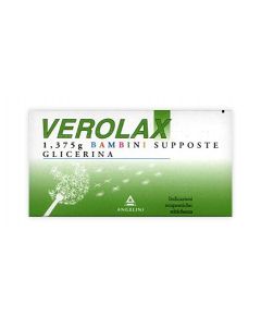 Verolax Bambini 1,375 gr Glicerina Stitichezza 18 Supposte