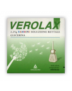 Verolax Bambini Soluzione Rettale 2,25 gr Glicerina 6 Clismi