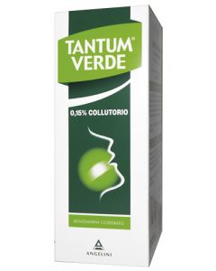 Tantum Verde Collutorio 0,15% Benzidamina cloridrato Flacone 240 ml