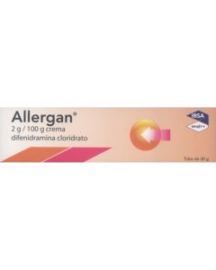 Allergan Crema 2g/100g Difenidramina Antiprurito 30g
