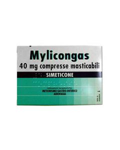 Mylicongas 40 mg Simeticone Meteorismo  50 Compresse Masticabili