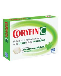 Coryfin C Mentolo 6,5mg + 18mg Tosse 24 Caramelle