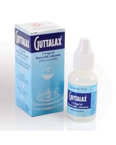 Guttalax 7,5 mg/ ml Sodio Picosolfato Gocce Orali Lassative 15 Ml