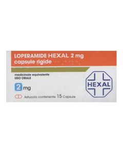 Loperamide Hexal 2 mg Diarrea 15 Capsule