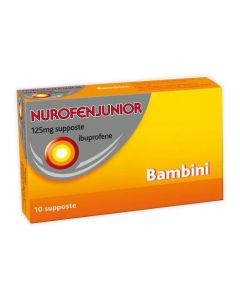 Nurofen Junior Bambini 125 mg Ibuprofene 10 Supposte