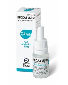 Siccafluid Gel Oftalmico 2,5 mg/gr Carbomero 974P 10g