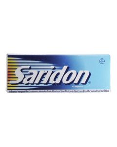 Saridon Compresse Paracetamolo / Propifenazone Antipiretico 20 Compresse
