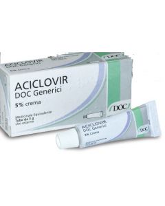 Aciclovir Doc Generici 5% Herpes Crema 3g