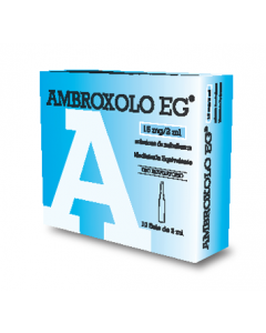 Ambroxolo EG Soluzione da Nebulizzare 15 mg/2 ml 10 Fiale