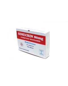 Simecrin 80 mg Simeticone Meteorismo 30 Compresse Masticabili