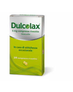 Dulcolax 5 mg Bisacodile Stitichezza 20 Compresse rivestite