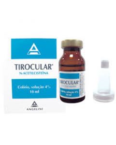 Tirocular Collirio 4% Acetilcisteina Flacone 10 ml
