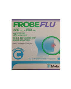 Frobeflu 330 mg + 200 mg Acido acetilsalicilico 20 Compresse Effervescenti