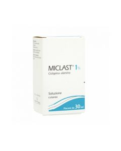 Miclast Soluzione Cutanea 1% Ciclopiroxolamina Flacone 30 ml
