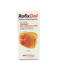 RofixDol Dolore e Infiammazione 0,16% Spray Per Mucosa Orale 15ml