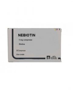 Nebiotin 5mg Stati Carenziali di biotina 30 Compresse