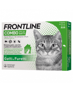 Frontline Combo Soluzione Spot-On Gatti 3 Pipette Monodose