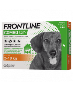 Frontline Combo Soluzione Spot-On Cani Taglia Piccola 2-10 kg 3 Pipette Monodose