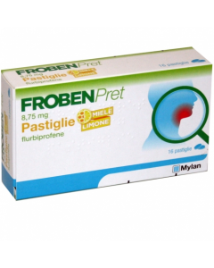 Frobenpret Pastiglie Limone e Miele 8,75 mg Flurbiprofene 16 Pastiglie