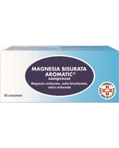 Magnesia Bisurata Aromatic Magnesio Antiacido 80 Pastiglie